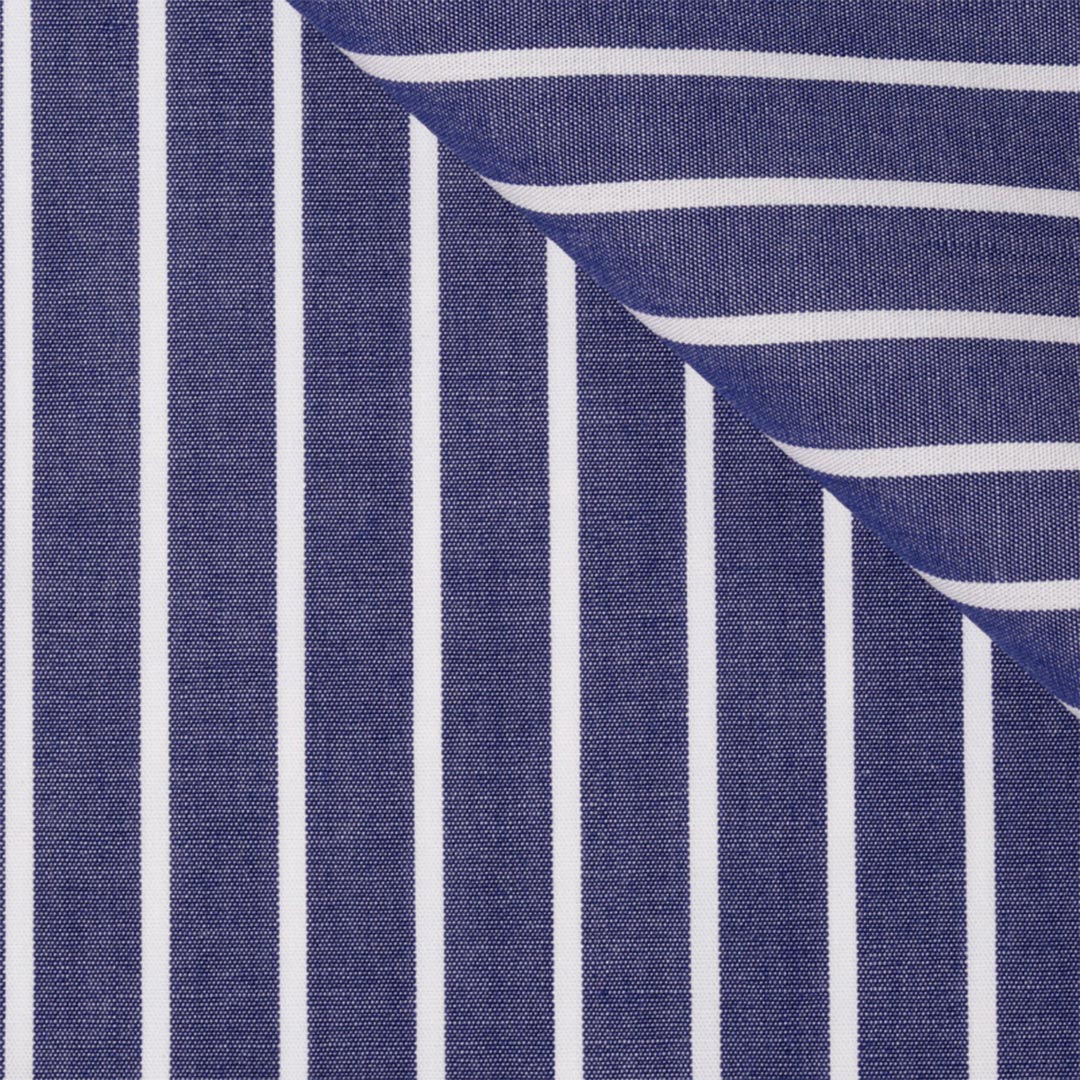 Dark blue stripes shirt