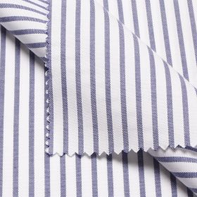 Navy stripes tailored shirt