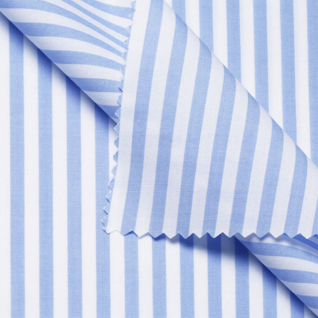 Light blue Bengal stripes Tailored shirt